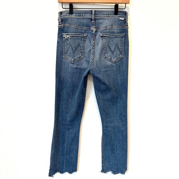 Mother Denim The Insider Crop Step Chew- Dancing On Coals size 27 - Picture 4 of 13